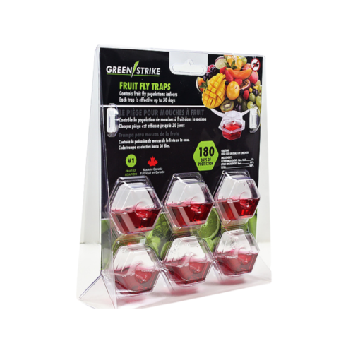 6-Pack Drop-Ins® Pre-Filled Fruit Fly Traps