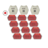 12 Commercial Fruit Fly Trap with 3 Holders