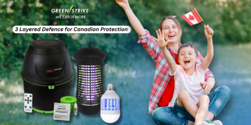3 layered Protection, Mosquito Control, Bug Zapper, Mosquito Preventer, Greenstrike