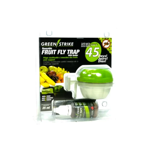 Reusable Fruit Fly Trap With Holder and Lure