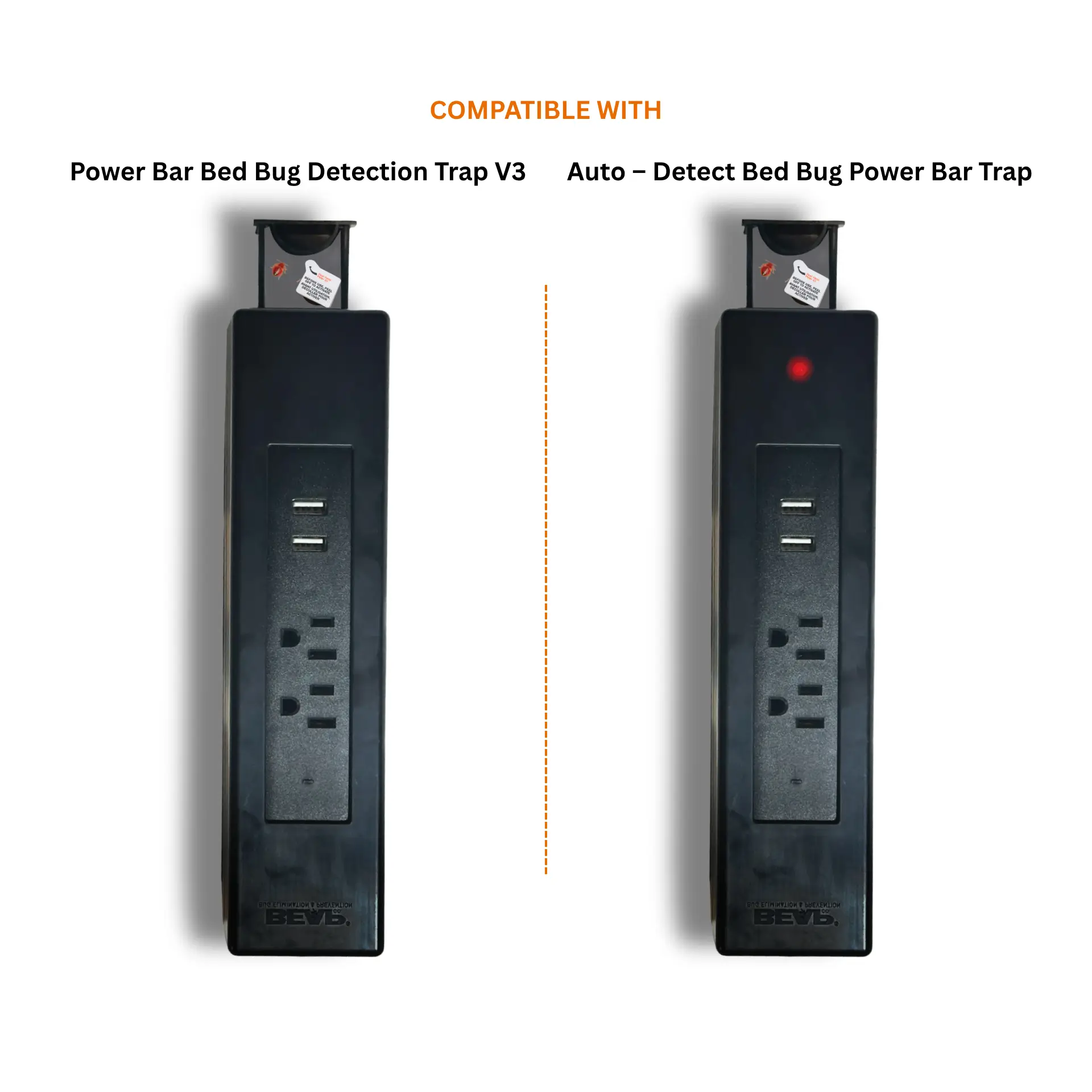 These replaceable glue trays are compatible with both Power Bar Bed Bug Detection Trap V3 and Auto – Detect Bed Bug Power Bar Trap